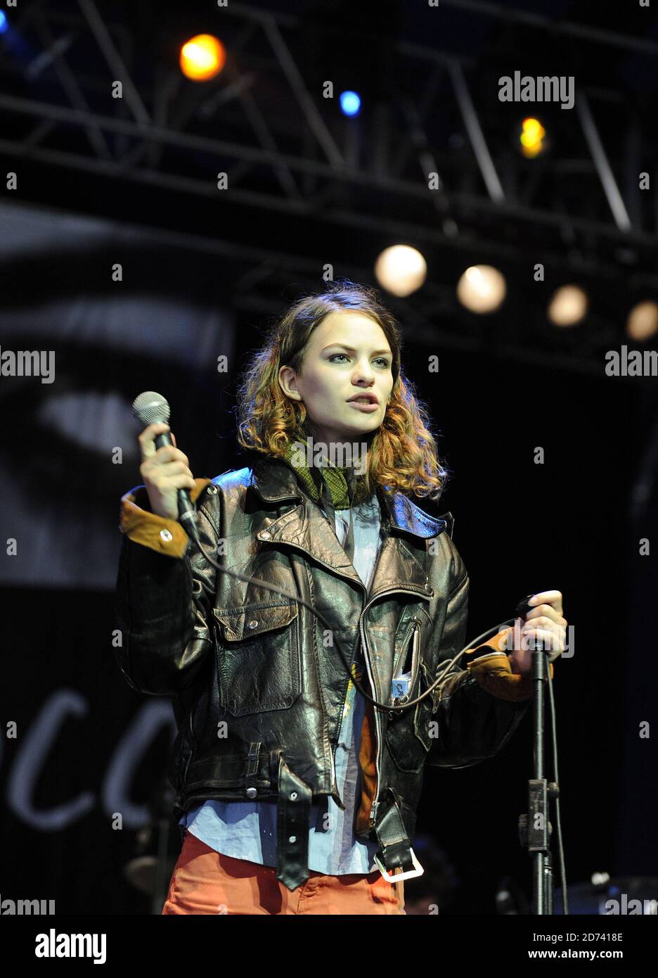Coco Sumner di i Blame Coco si esibisce al festival Isle of Wight di Newport, Isle of Wight. Foto Stock
