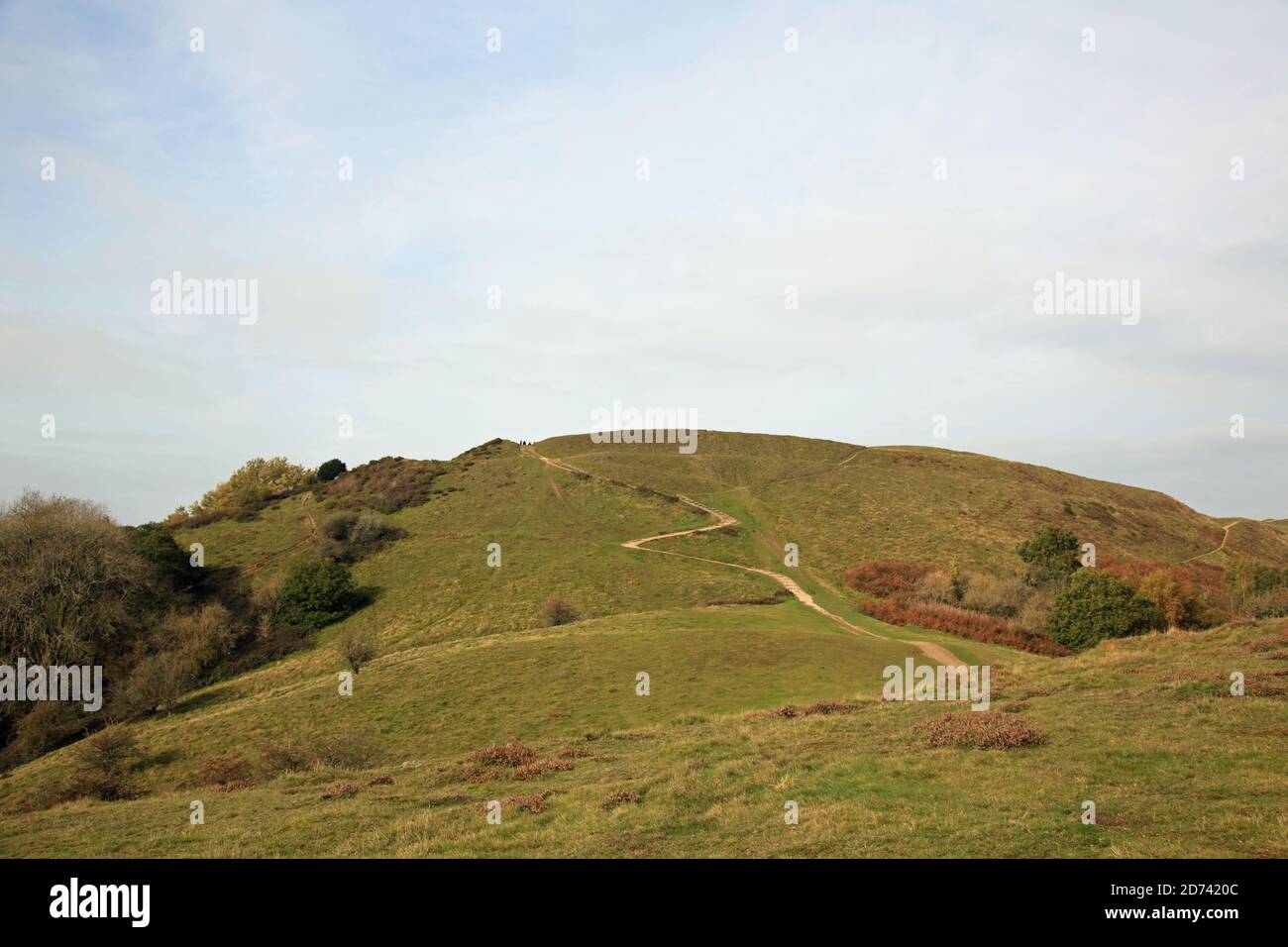 Le colline Malvern in autunno. Foto Stock