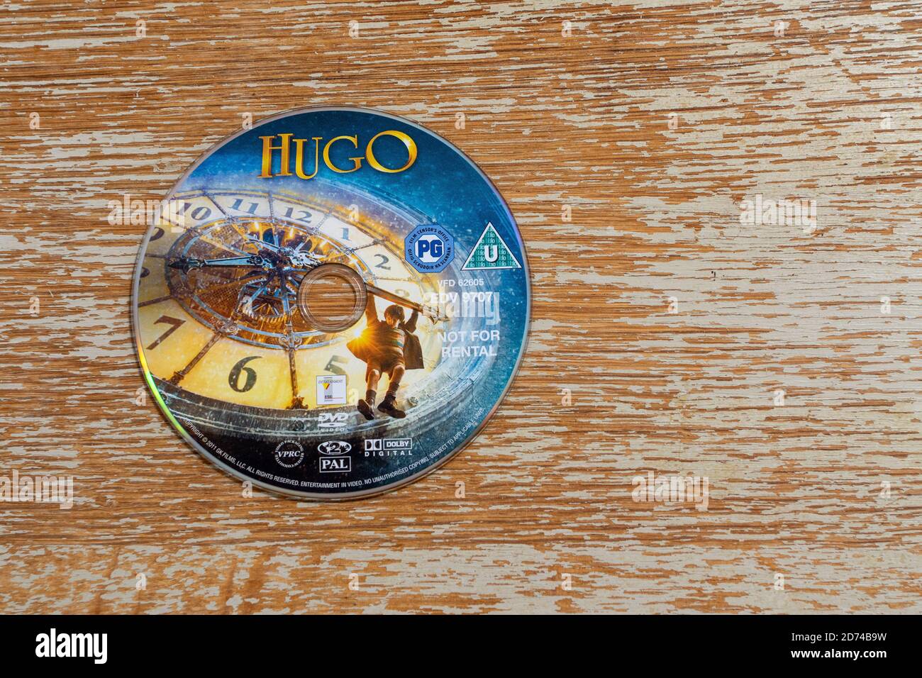 Il DVD di Martin Scorsese's Hugo Foto Stock