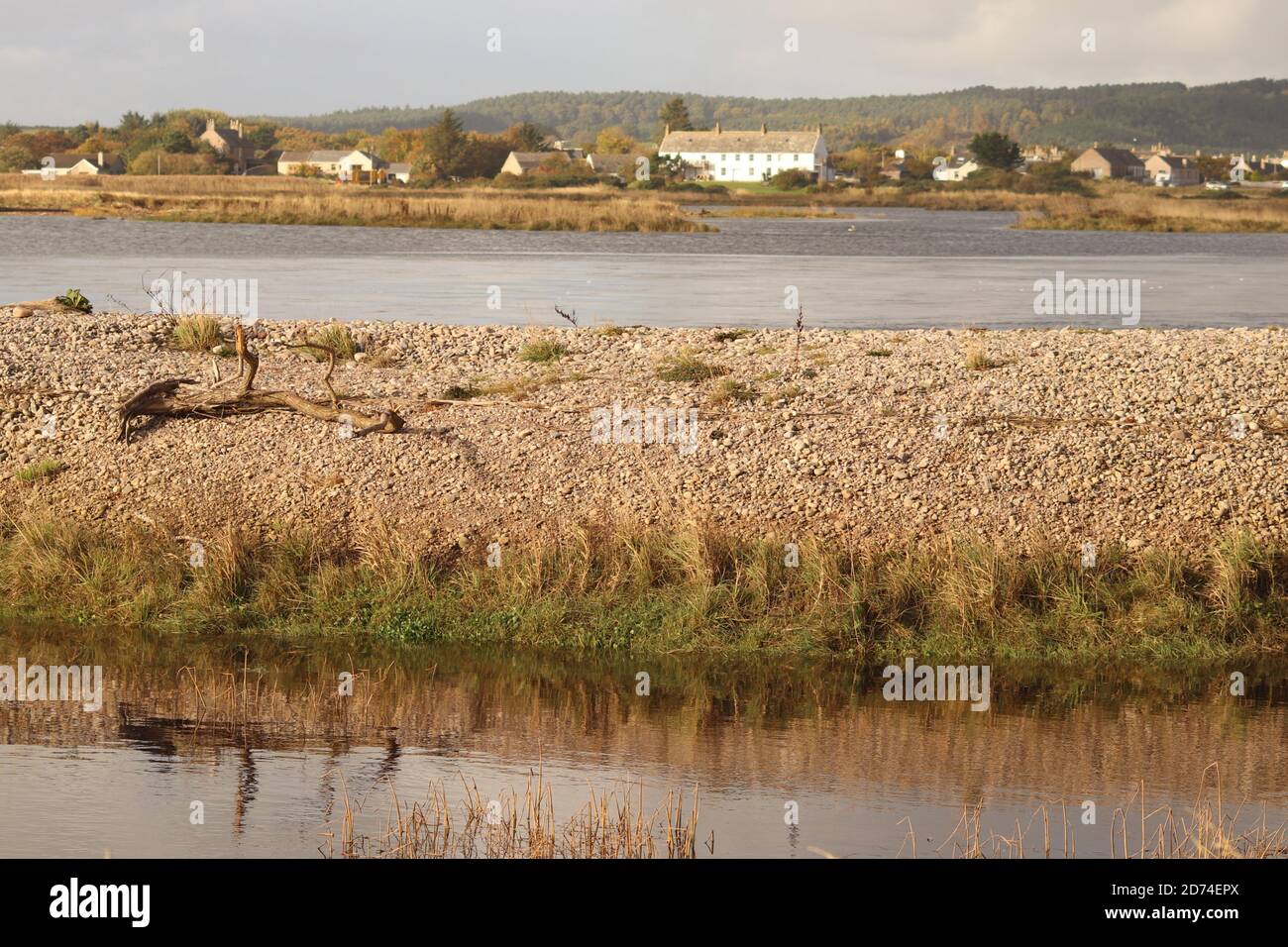 Spey Bay, Scozia Foto Stock