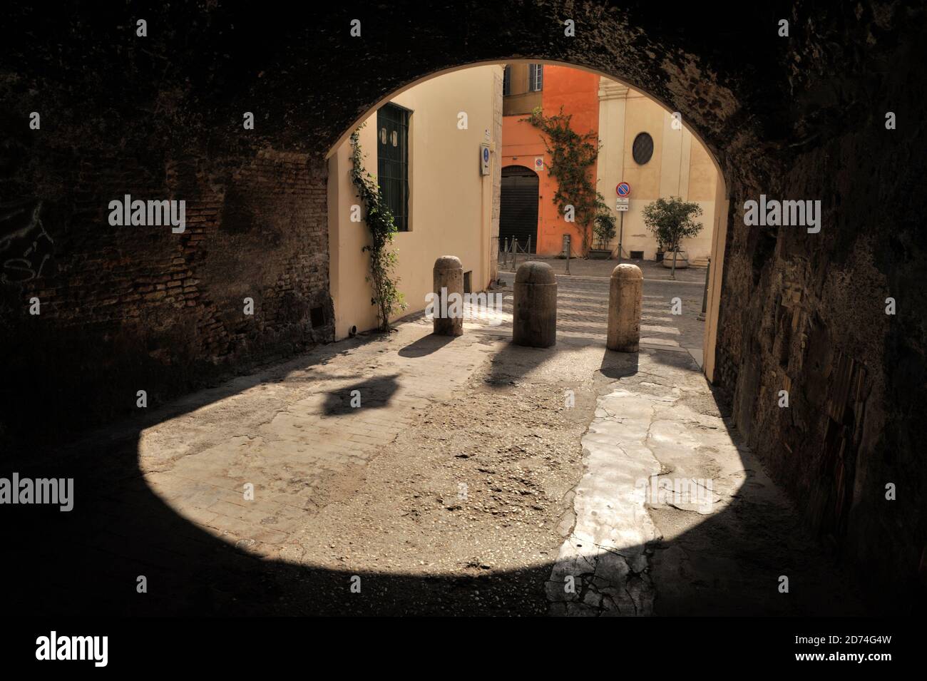 Italia, Roma, Vicolo Sinibaldi Foto Stock