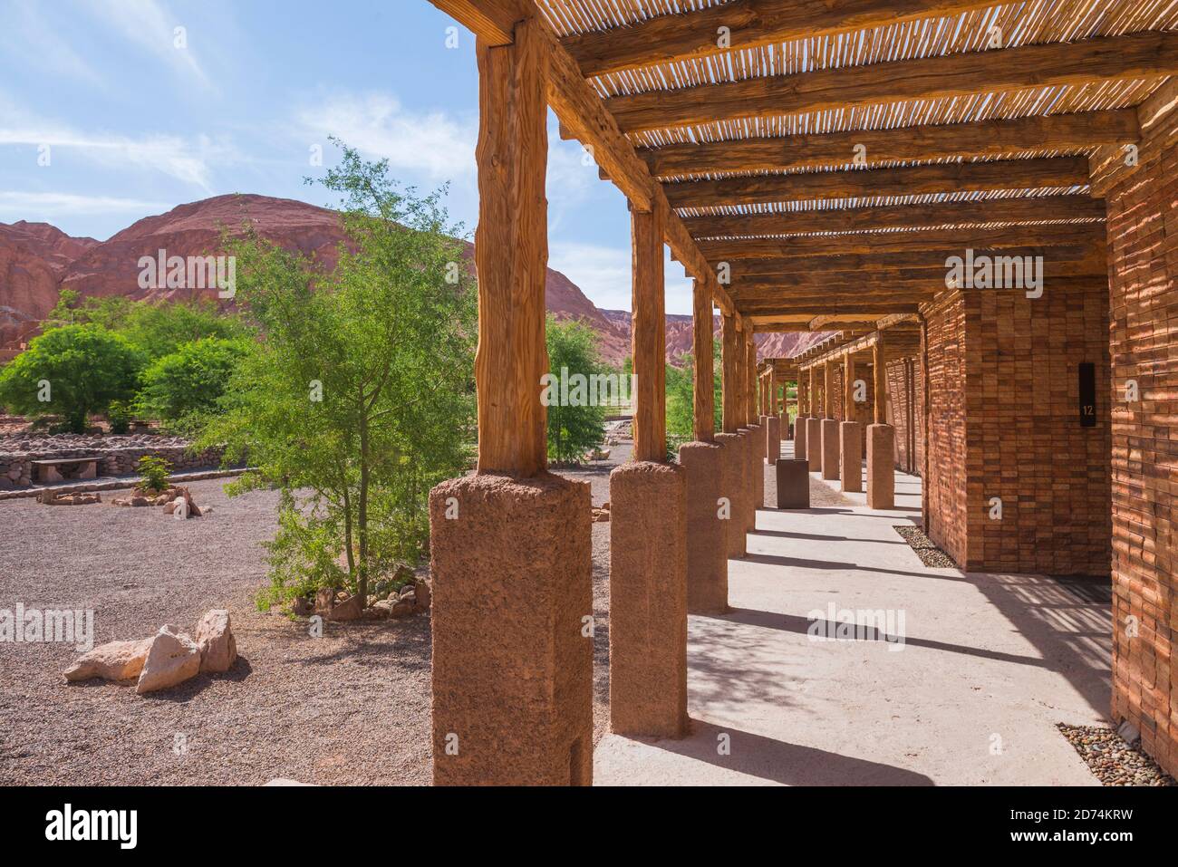 Hotel Alto Atacama Desert Lodge and Spa, San Pedro de Atacama, deserto di Atacama, Cile Foto Stock