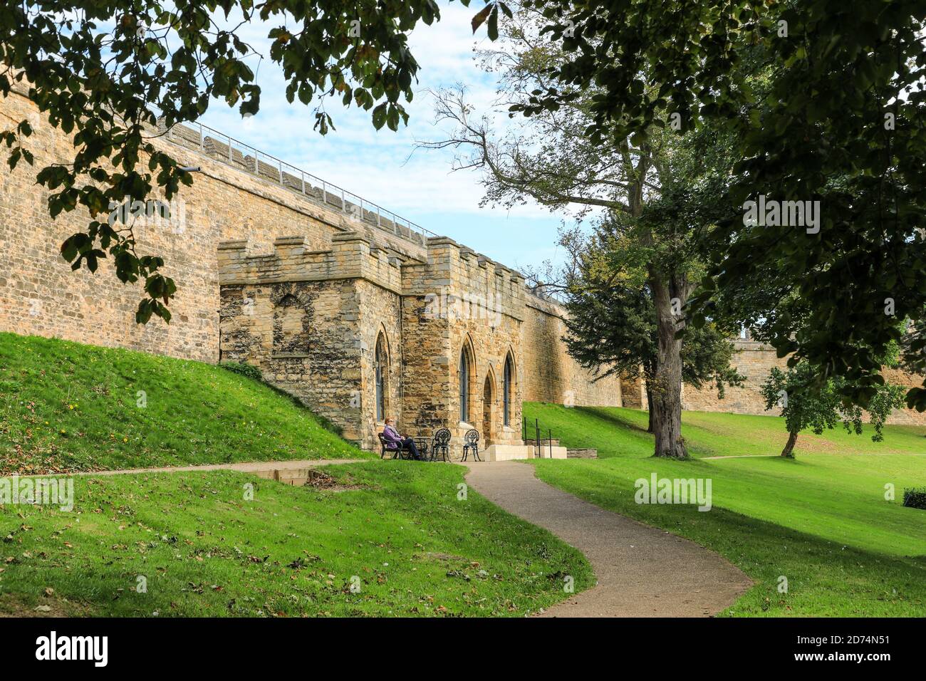 The Bath House at Lincoln Castle, Città di Lincoln, Lincolnshire, Inghilterra, Regno Unito Foto Stock
