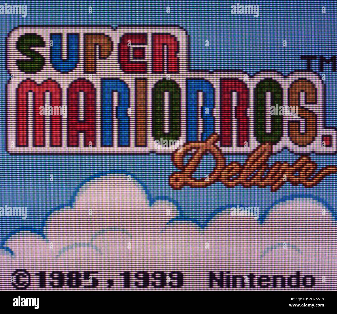 Super Mario Bros Deluxe - Nintendo Game Boy Color Videogioco - solo per uso editoriale Foto Stock