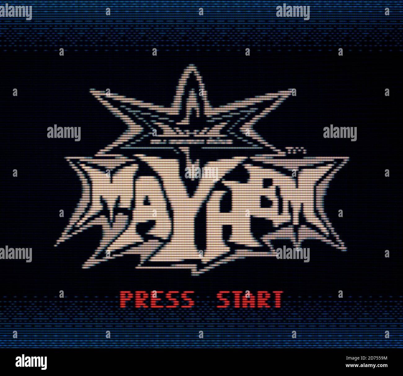 Mayhem - Nintendo Game Boy Color Videogioco - uso editoriale solo Foto Stock