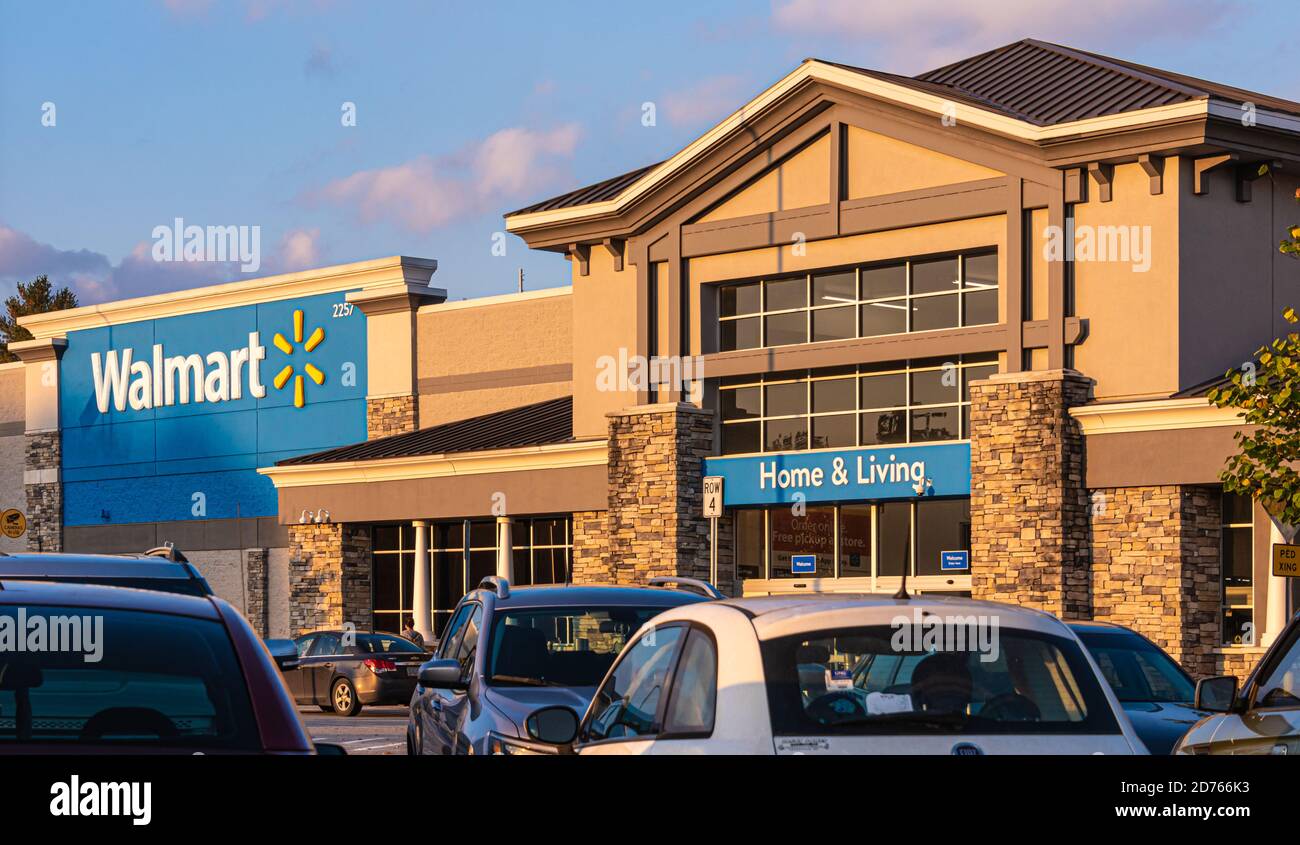 Walmart Supercenter a Blairsville, Georgia. (STATI UNITI) Foto Stock