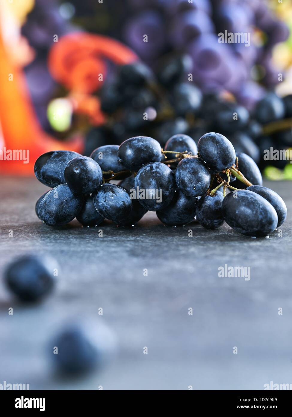per articoli su alimentazione sana, vinificazione, cibo delizioso, storie sui doni della natura, della gioventù e della salute Foto Stock