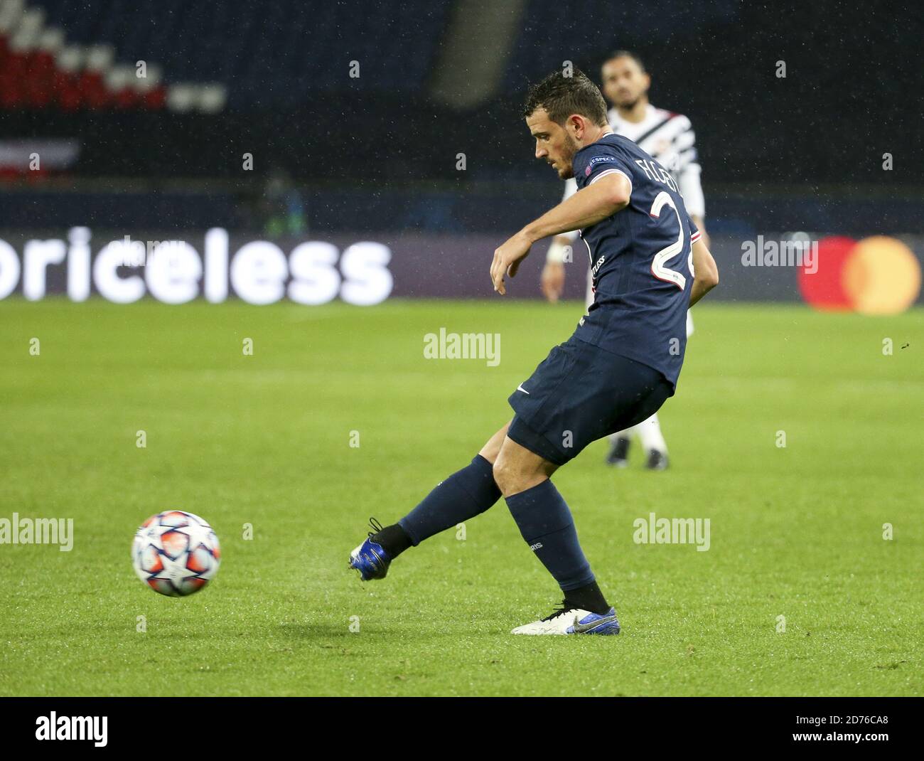 lessandro Florenzi del PSG durante la UEFA Champions League, Group Stage, Group H Football Match tra Paris Saint-Germain (PSG) e Manchester Unit Foto Stock