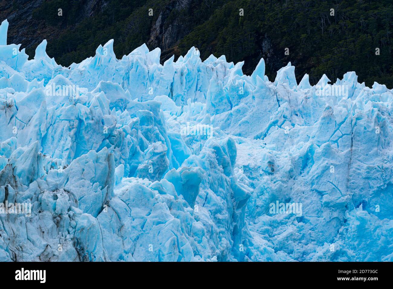 Ghiacciaio Garibaldi, catena montuosa Darwin, canale Beagle, Arcipelago Tierra del Fuego, Magallanes e Regione Cilena Antartide, Cile, Sud America Foto Stock