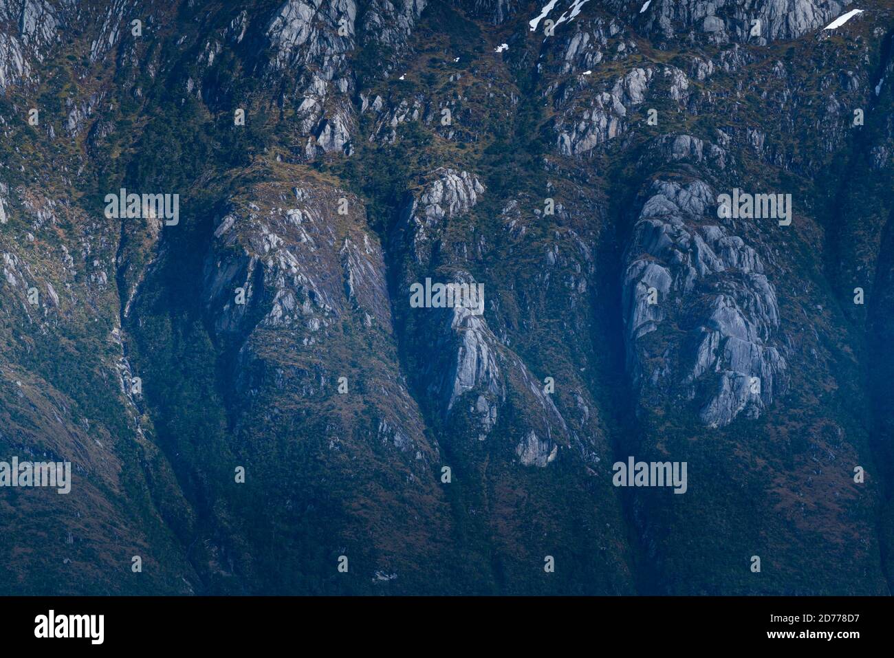 Seno de Agostini, canale di Beagle, catena montuosa di Darwin, Parco Nazionale Alberto de Agostini, Arcipelago Tierra del Fuego, Magallanes e Antar Cilena Foto Stock