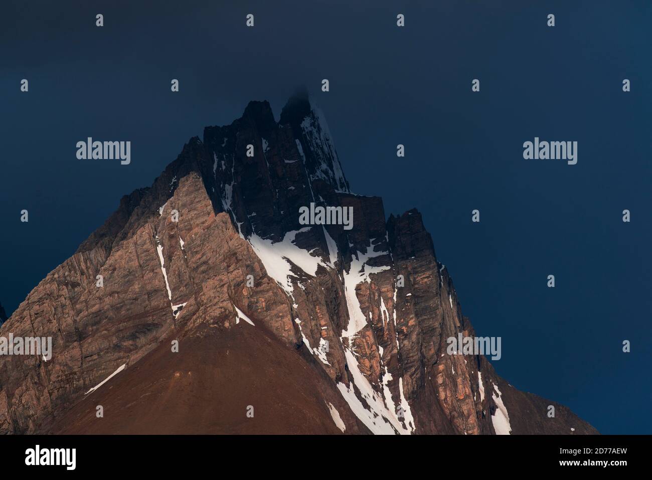 Canale di Beagle, catena montuosa di Darwin, Parco Nazionale Alberto de Agostini, Arcipelago di Tierra del Fuego, Magallanes e Regione dell'Antartide Cilena, Chil Foto Stock