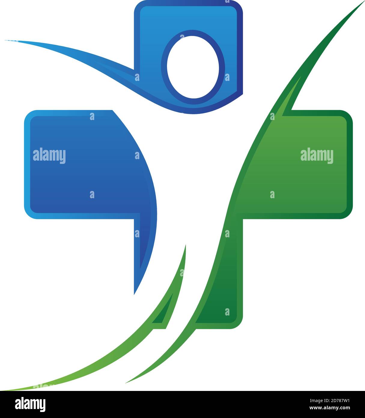 Vector concept design per la famiglia di cure mediche cliniche sane. Centro benessere, farmacia, clinica medica e terapia medica. Vettore Illustrazione Vettoriale