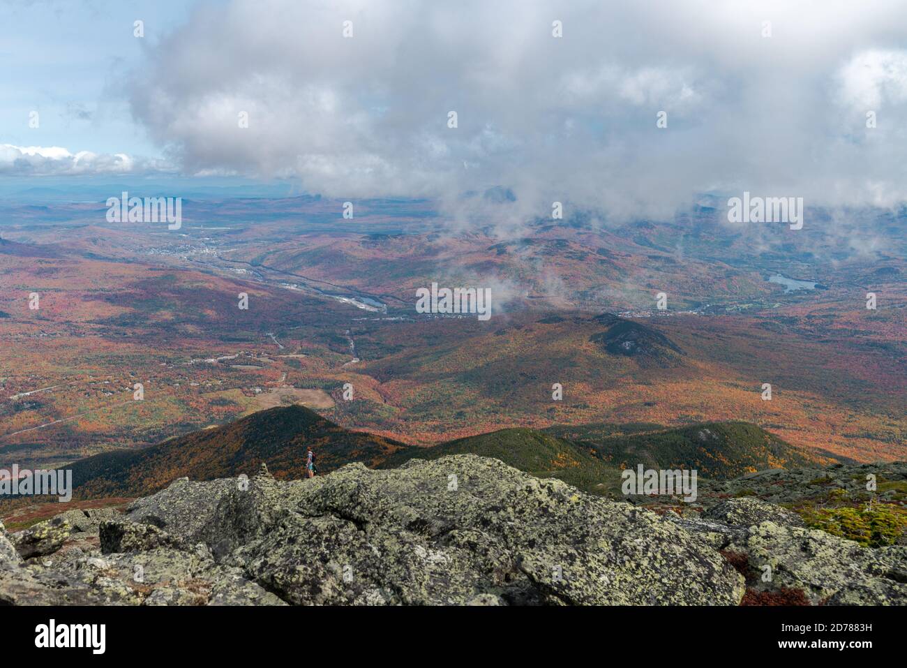 Escursioni autunnali nel New England Foto Stock