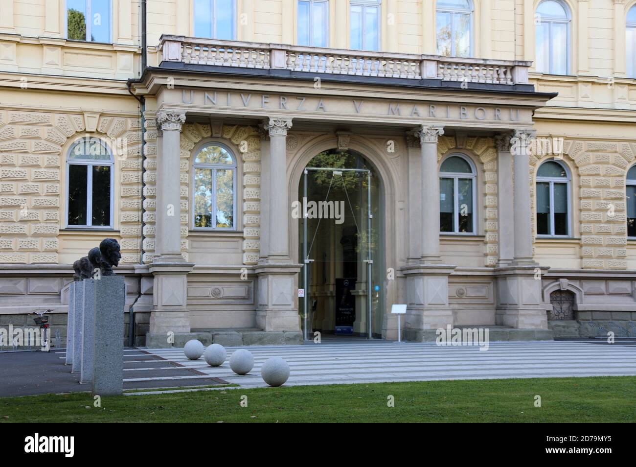 Univerza / Mariboru in Slovenia Foto Stock