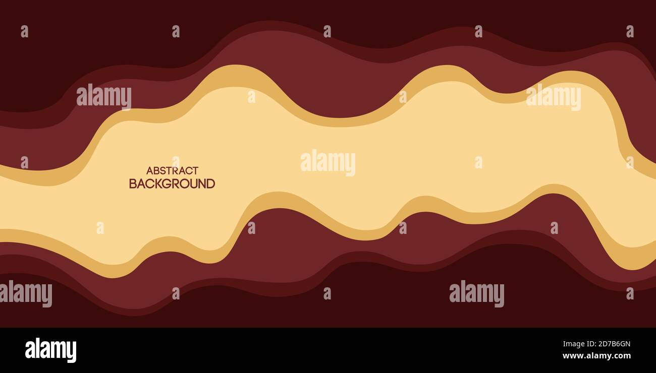 Sfondo astratto, poster, banner. Composizione di forme amorfe, forme liquide. Illustrazione a colori vettoriali in stile piatto. Illustrazione Vettoriale