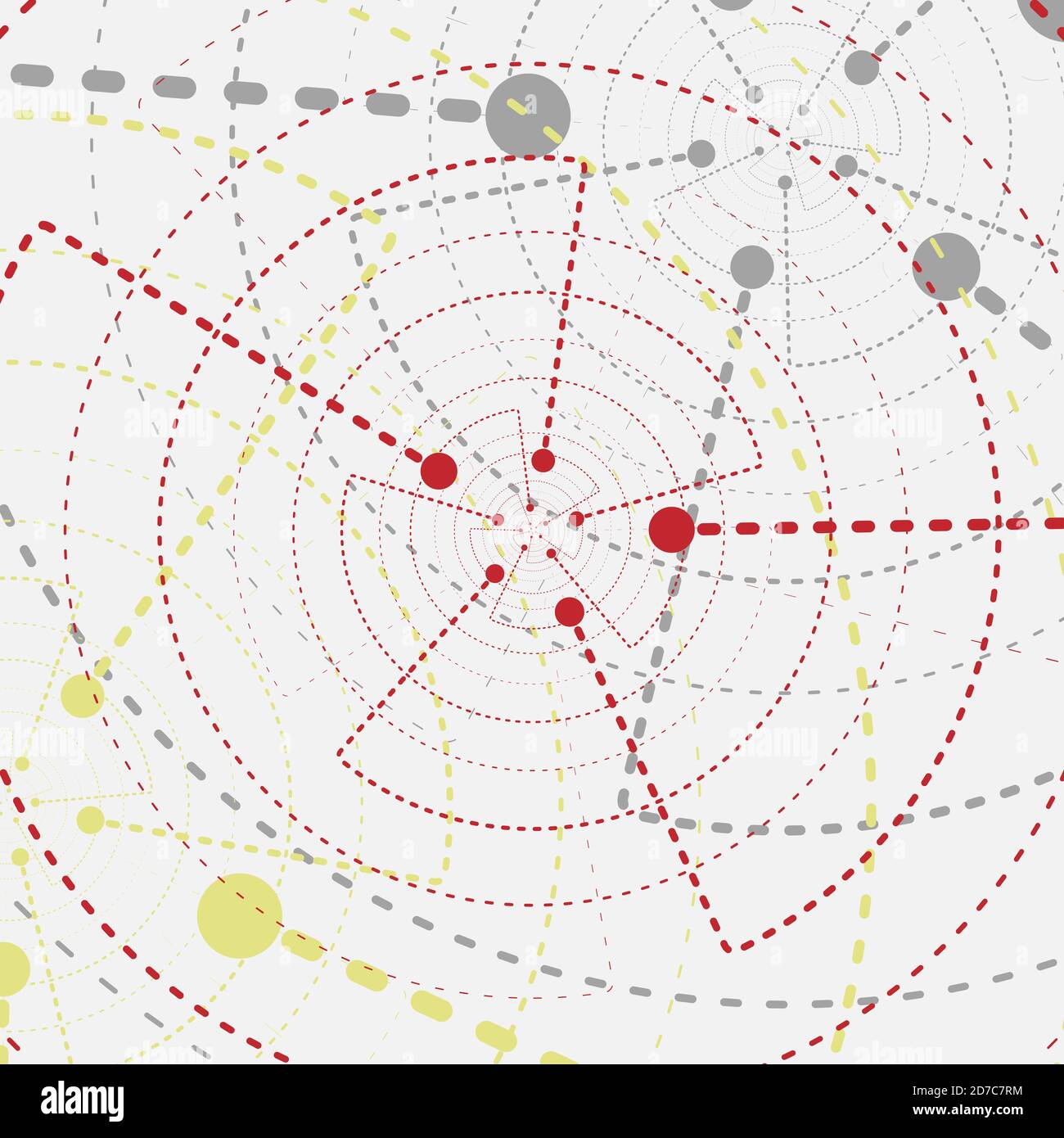 Uno sfondo astratto costituito da forme semplici Illustrazione Vettoriale