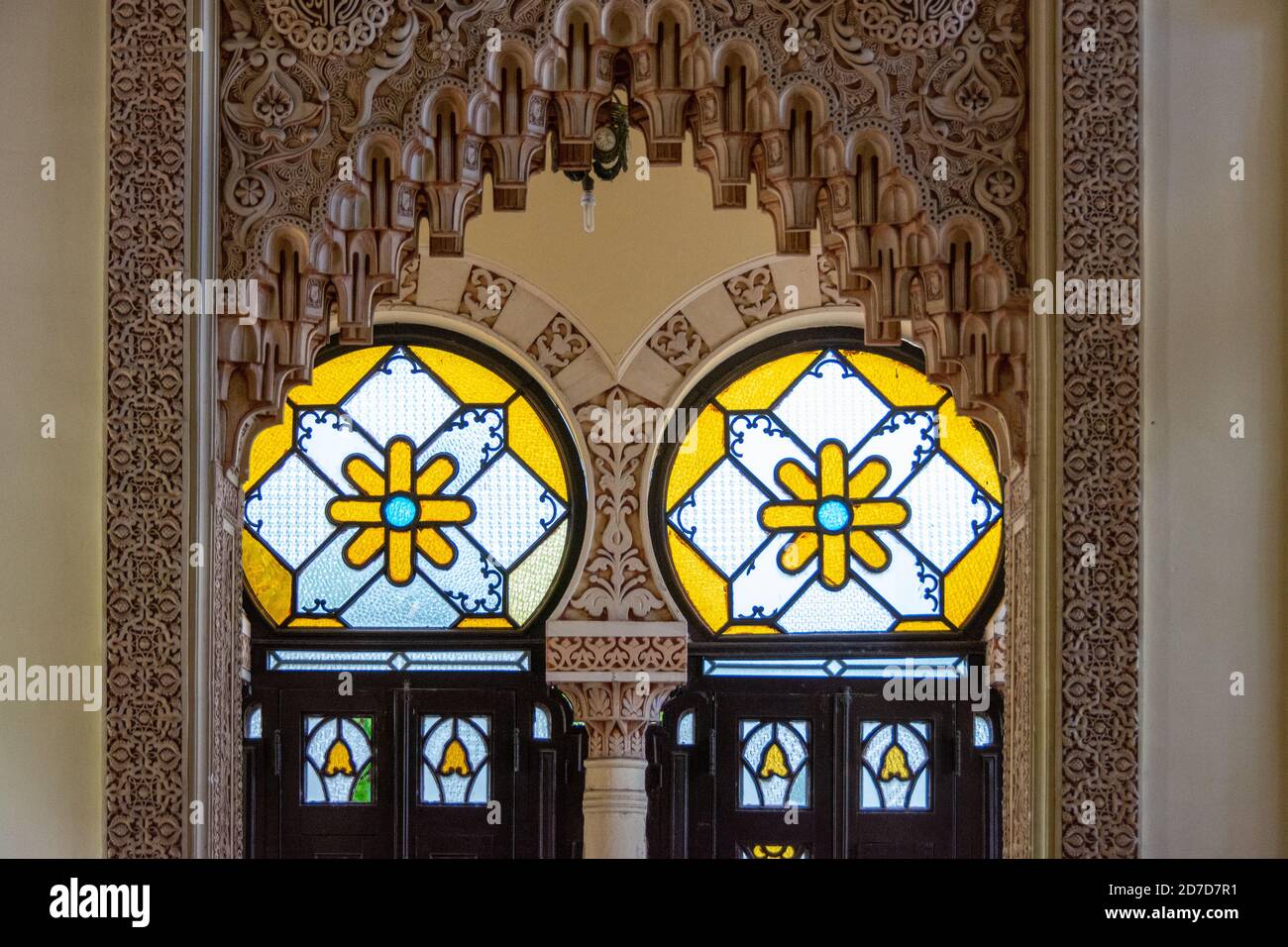 Palacio de Valle, edificio di architettura moresca a Cienfuegos, Cuba Foto Stock