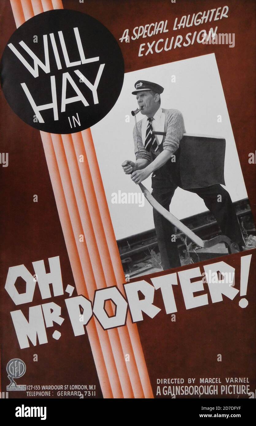 FIENO IN OH, SIGNOR PORTER! 1937 regista MARCEL VARNEL storia originale FRANK LAUNDER Gaumont British Picture Corporation / Gainsborough Pictures / General Film Distributors (GFD) Foto Stock