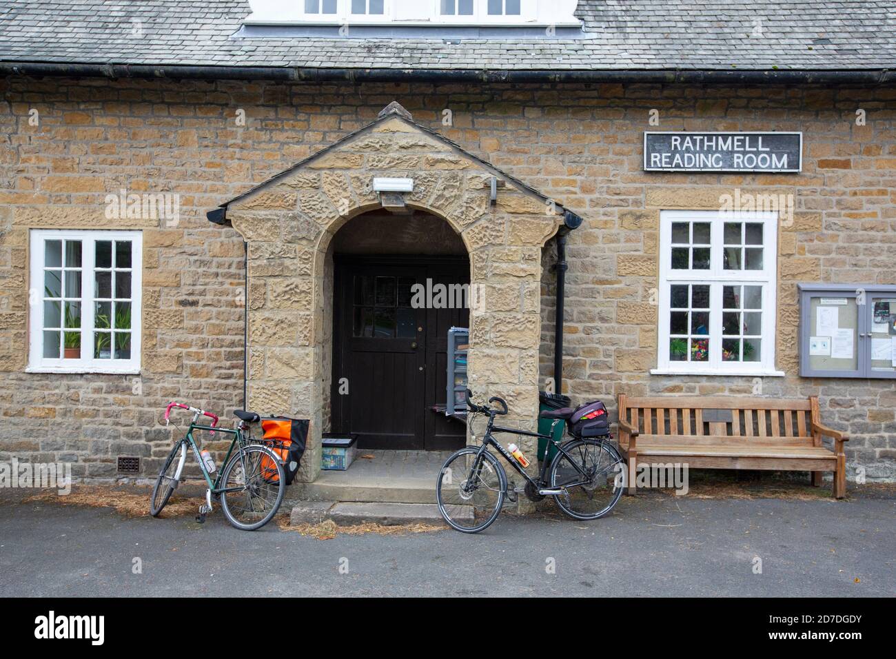 Rathmell Reading Rooms a Rathmell vicino Settle, Regno Unito. Foto Stock