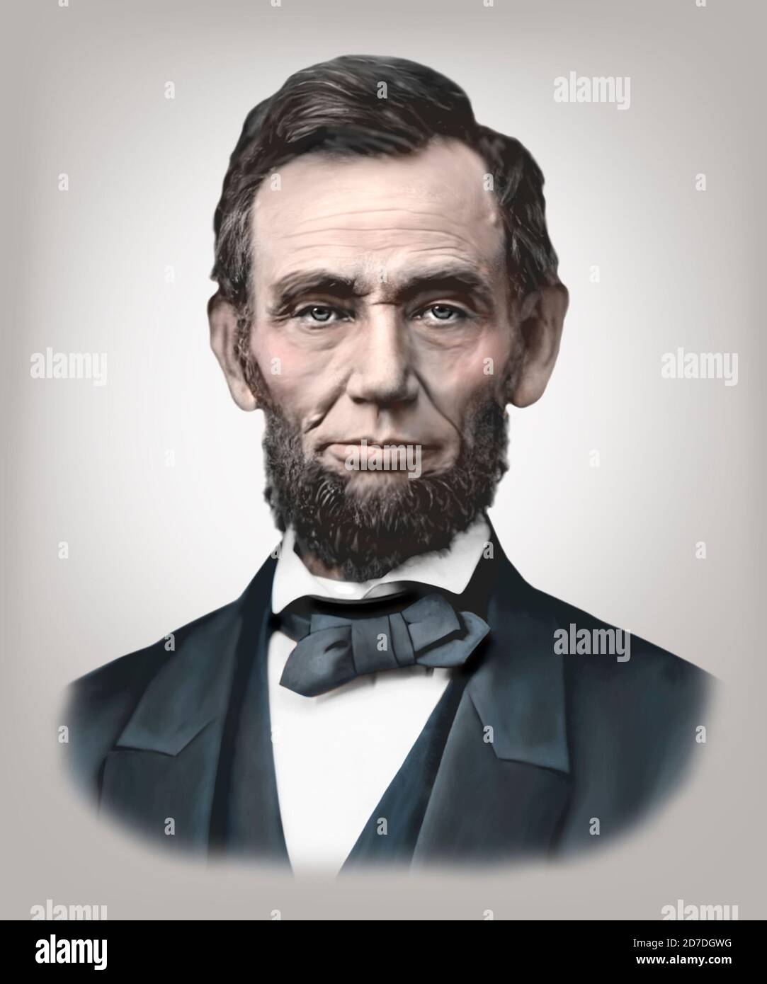 Abraham Lincoln 1809-1865 Avvocato di statista americano Foto Stock