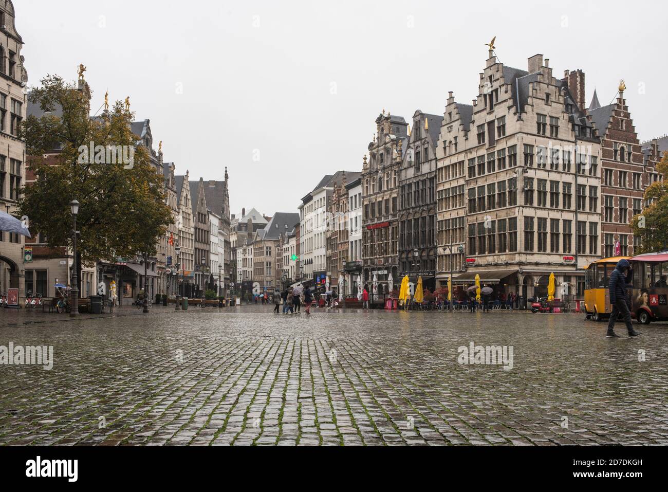 Grote Market, Anversa, Belgio Foto Stock