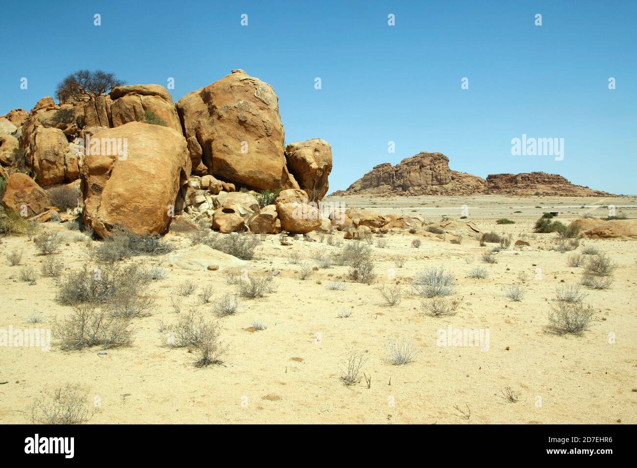 Bellissimo deserto namibia Foto Stock