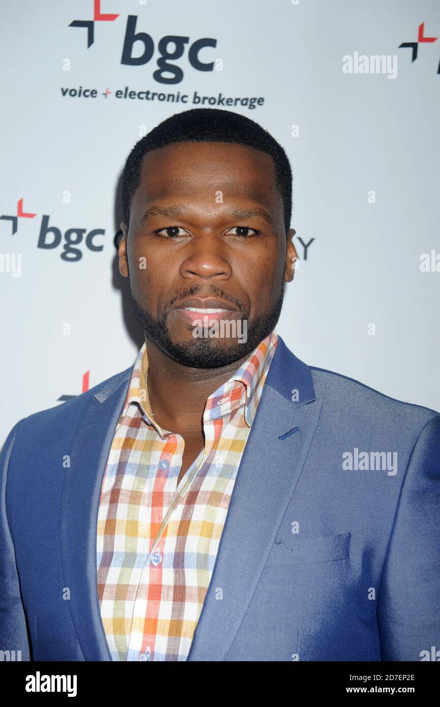 NEW YORK, NY - SETTEMBRE 11: 50 Cent partecipa alla Giornata annuale della beneficenza ospitata da Cantor Fitzgerald e BGC presso BGC Partners, Inc il 11 settembre 2014 a New York City. Persone: 50 cent credito: Hoo-me / MediaPunch Foto Stock