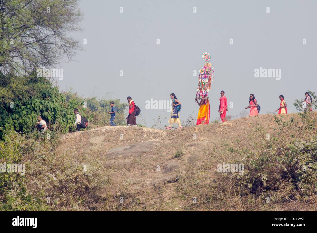 tusu festival del bengala occidentale Foto Stock