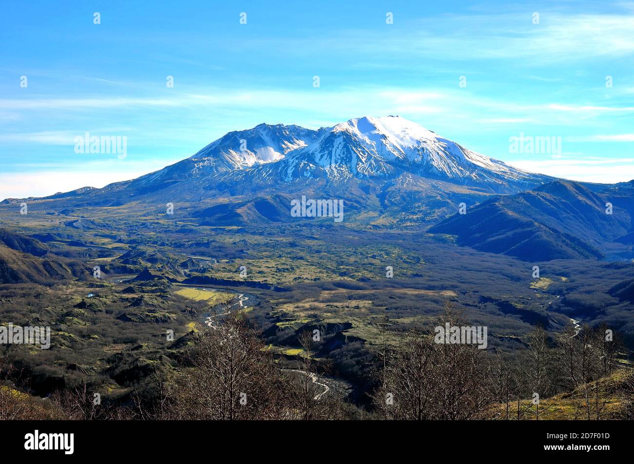 Mount Saint Helens National Volcanic Monument, Washington state-USA Foto Stock