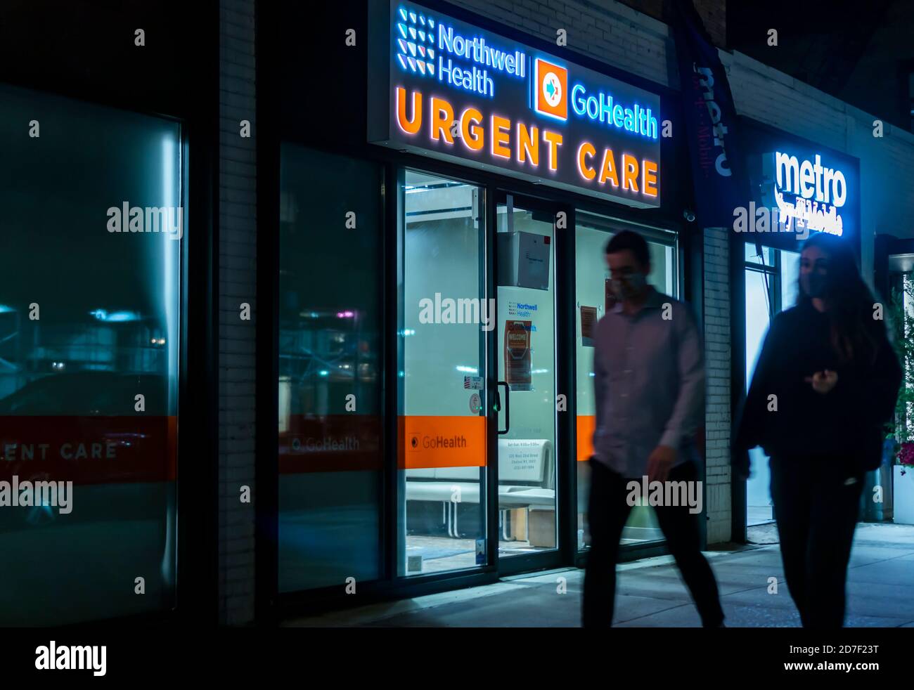 Northwell Health Go Health Urgent Care ufficio nel quartiere Chelsea di New York mercoledì 21 ottobre 2020. (© Richard B. Levine) Foto Stock