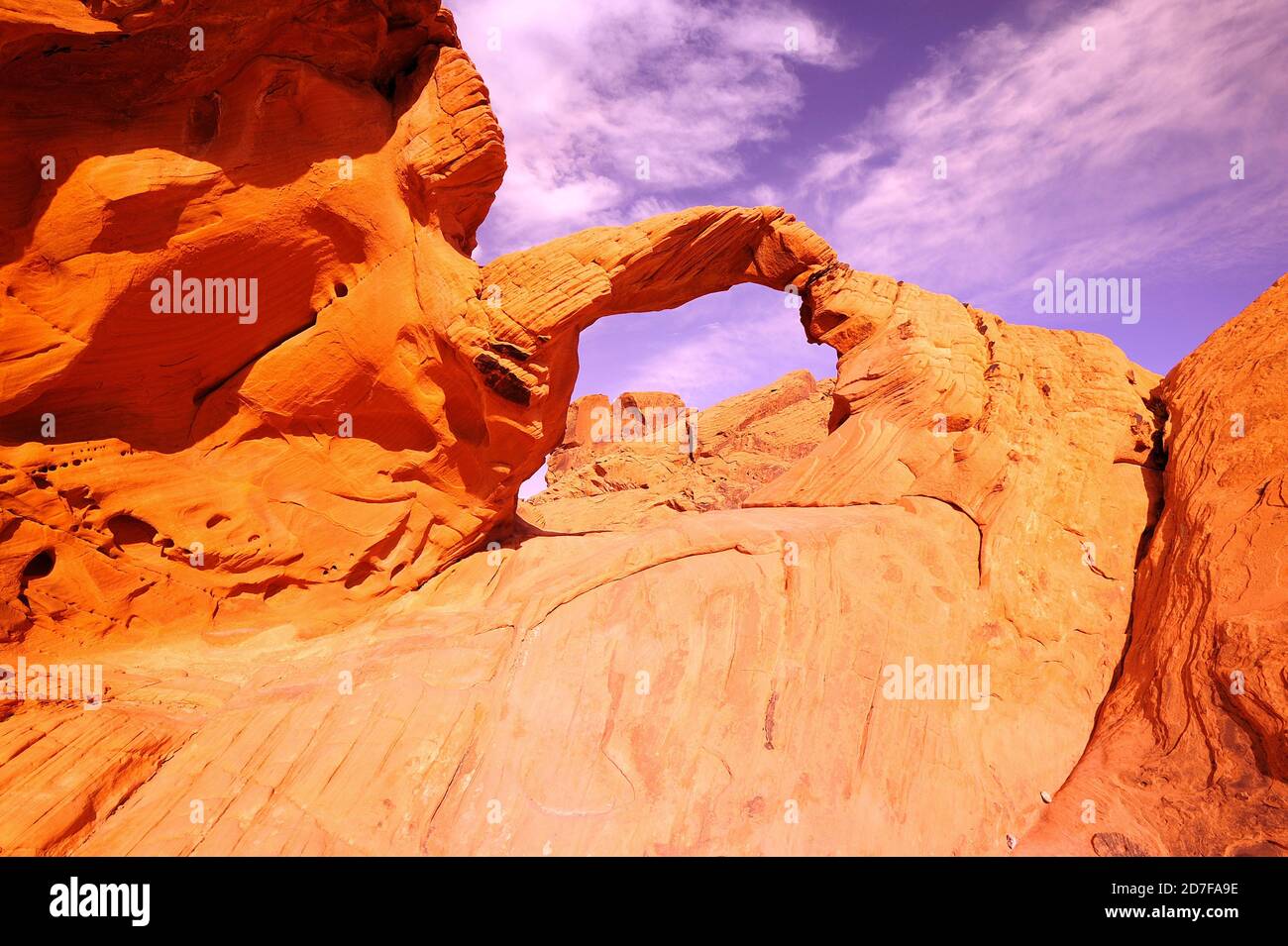 Valley of Fire state Park, Nevada-USA Foto Stock