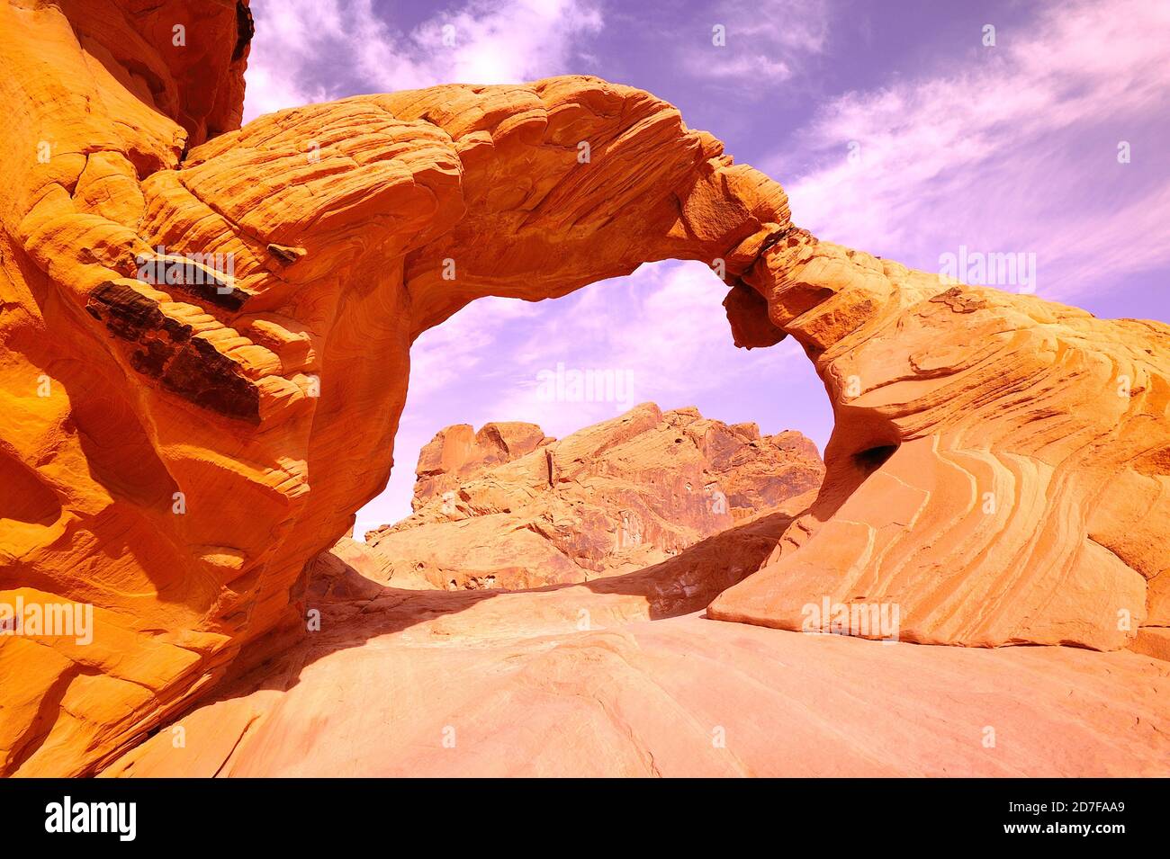 Valley of Fire state Park, Nevada-USA Foto Stock