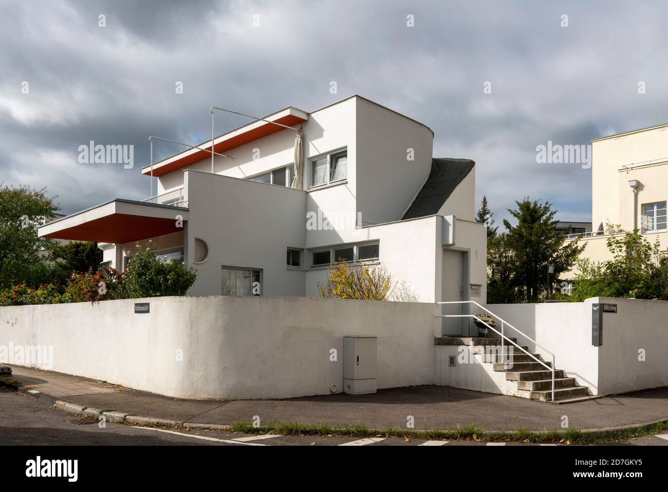 Stuttgart, Weißenhofsiedlung, Einfamilienhaus von Hans Scharoun Foto Stock