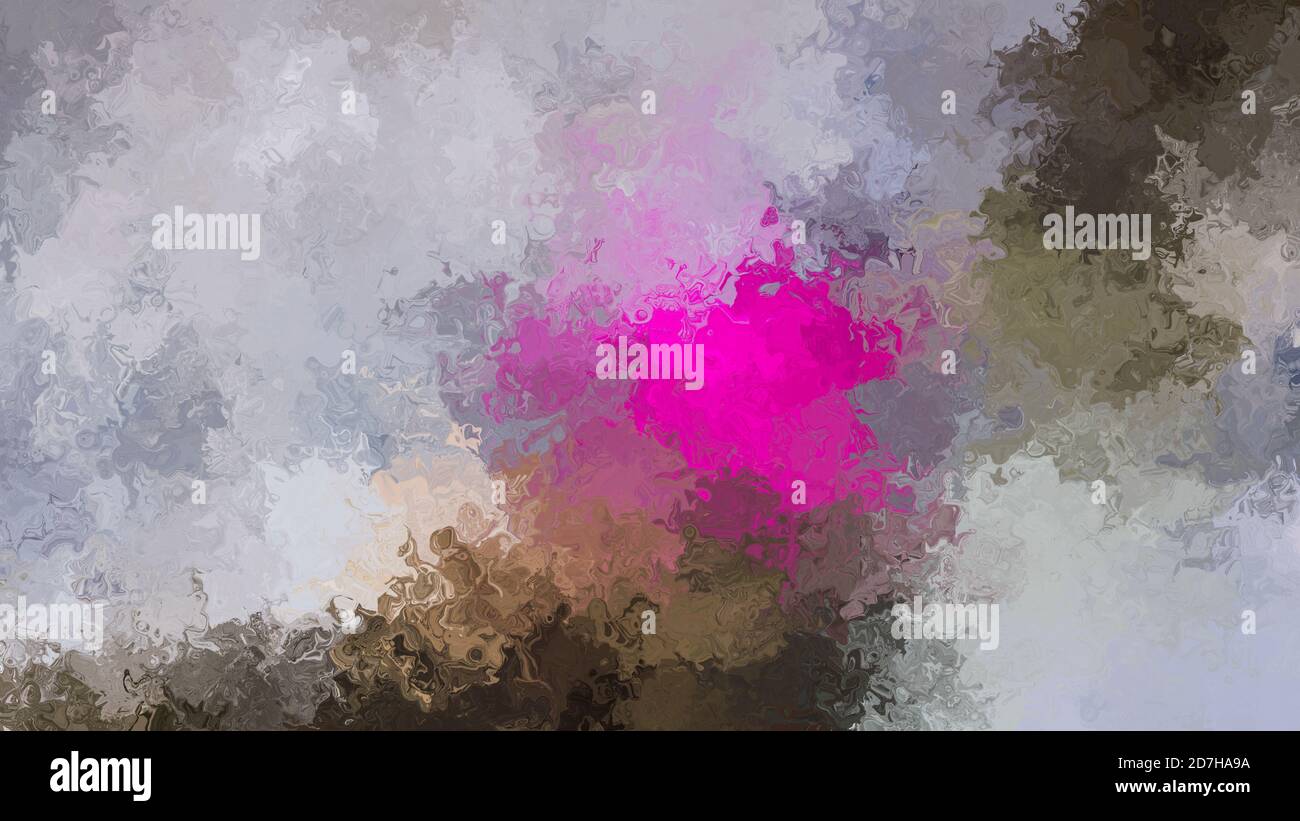 astratto rosa e grigio pennello pennellate sfondo Foto Stock