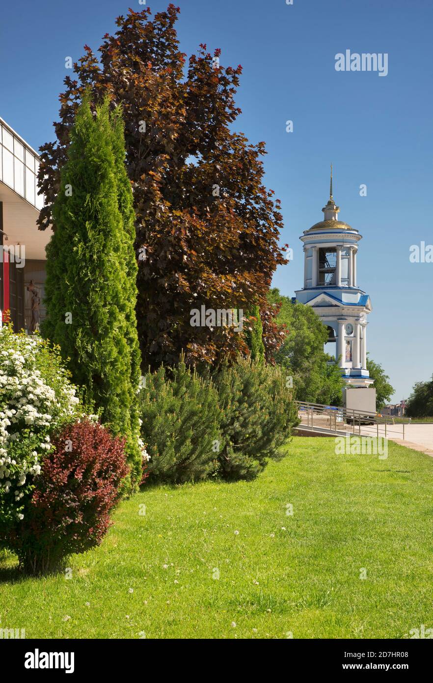 Cattedrale di intercessione della Theotokos (cattedrale Pokrovsky) a Voronezh. La Russia Foto Stock