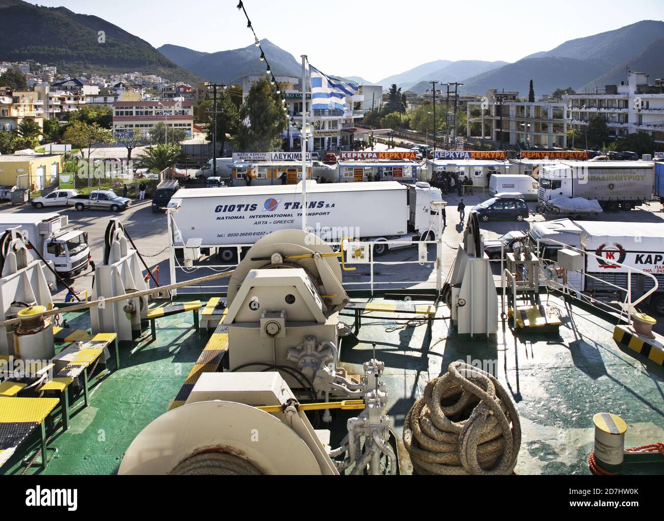 Porto di Igoumenitsa. La Grecia Foto Stock