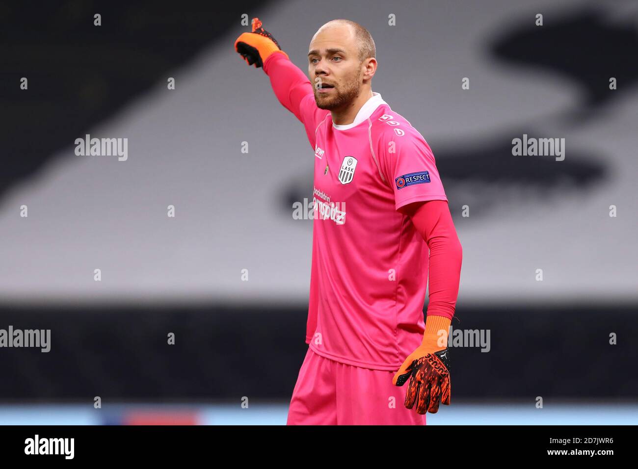 Alexander Schlager of LASK - Tottenham Hotspur v LASK, UEFA Europa League - Gruppo J, Tottenham Hotspur Stadium, Londra, Regno Unito - 22 ottobre 2020 solo per uso editoriale Foto Stock