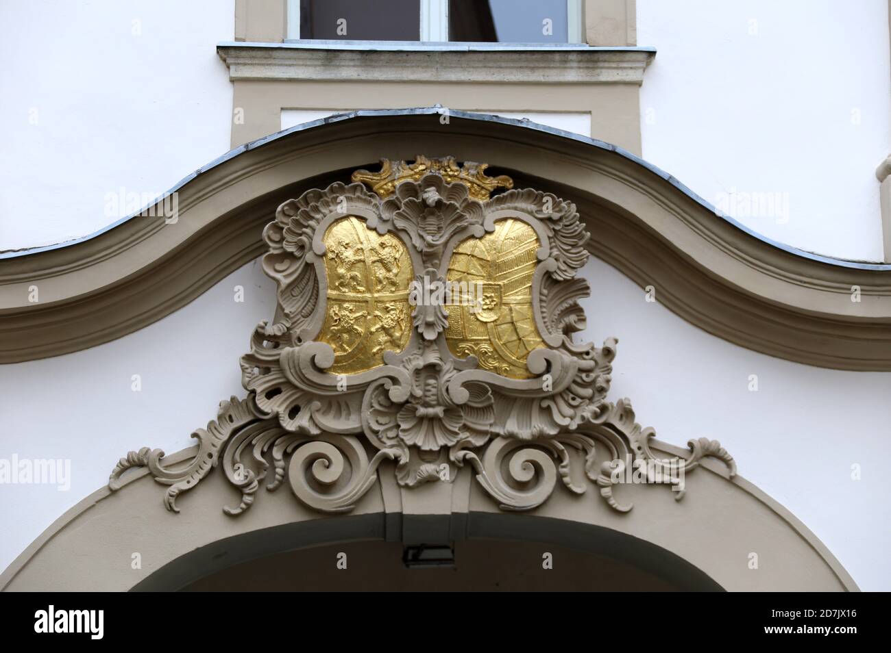 Stemma sul Castello di Maribor Foto Stock