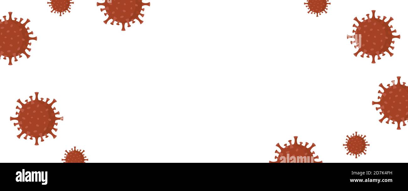 corona virus covid-19 banner sfondo vettore illustrazione EPS10 Illustrazione Vettoriale