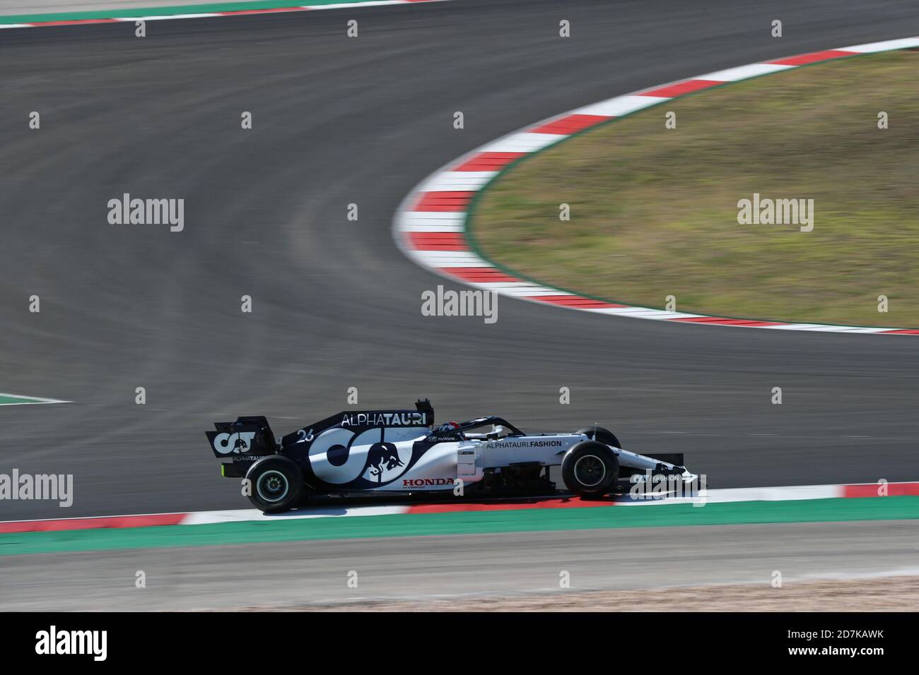 Algarve International Circuit, Portimao, Portogallo. 23 Ott 2020. Formula uno, Gran premio del Portogallo, Practice Day; Scuderia AlphaTauri Honda, Daniil Kvyat Credit: Action Plus Sports/Alamy Live News Foto Stock