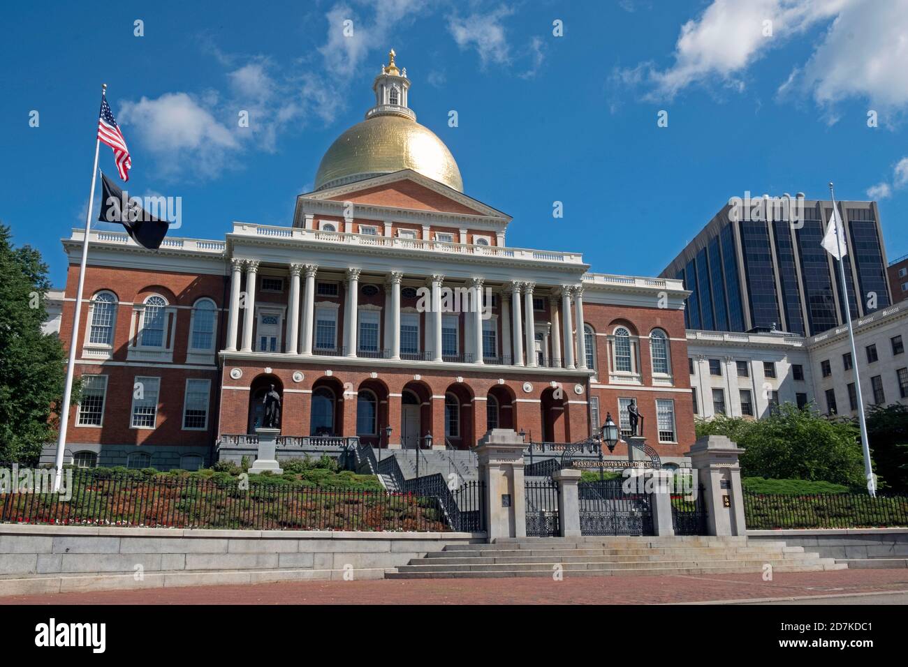 State Capitol Building state House, Boston, Massachusetts, Stati Uniti Foto Stock