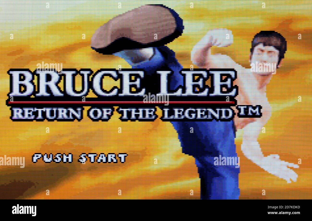 Bruce Lee - ritorno della leggenda - Nintendo Game Gioco di ragazzi Advance - solo per uso editoriale Foto Stock