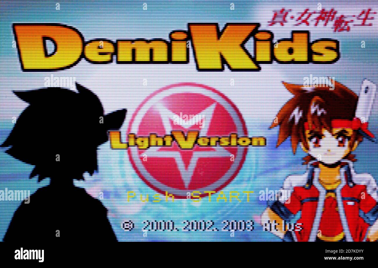 Demi Kids Light Version - Nintendo Game Boy Advance Videogame - solo per uso editoriale Foto Stock