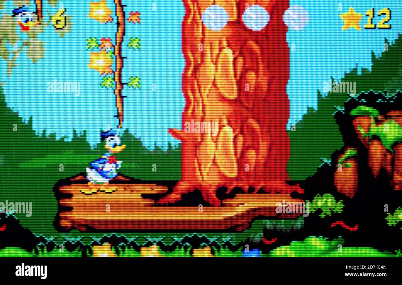 Donald Duck Advance - Nintendo Game Boy Advance Videogame - Solo per uso editoriale Foto Stock
