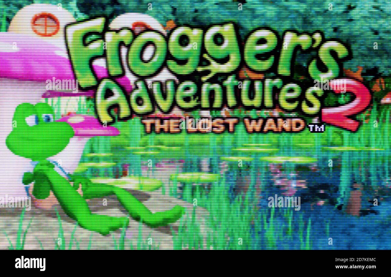 Frogger Adventures 2 - Nintendo Game Boy Advance Videogame - Solo per uso editoriale Foto Stock