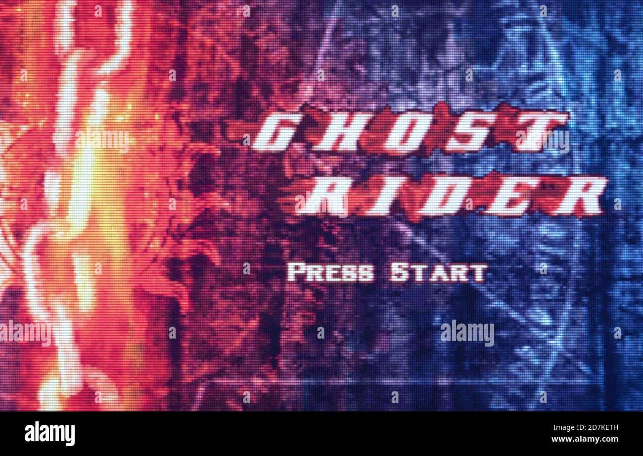 Ghost Rider - Nintendo Game Boy Advance Videogioco - Editoriale utilizzare solo Foto Stock