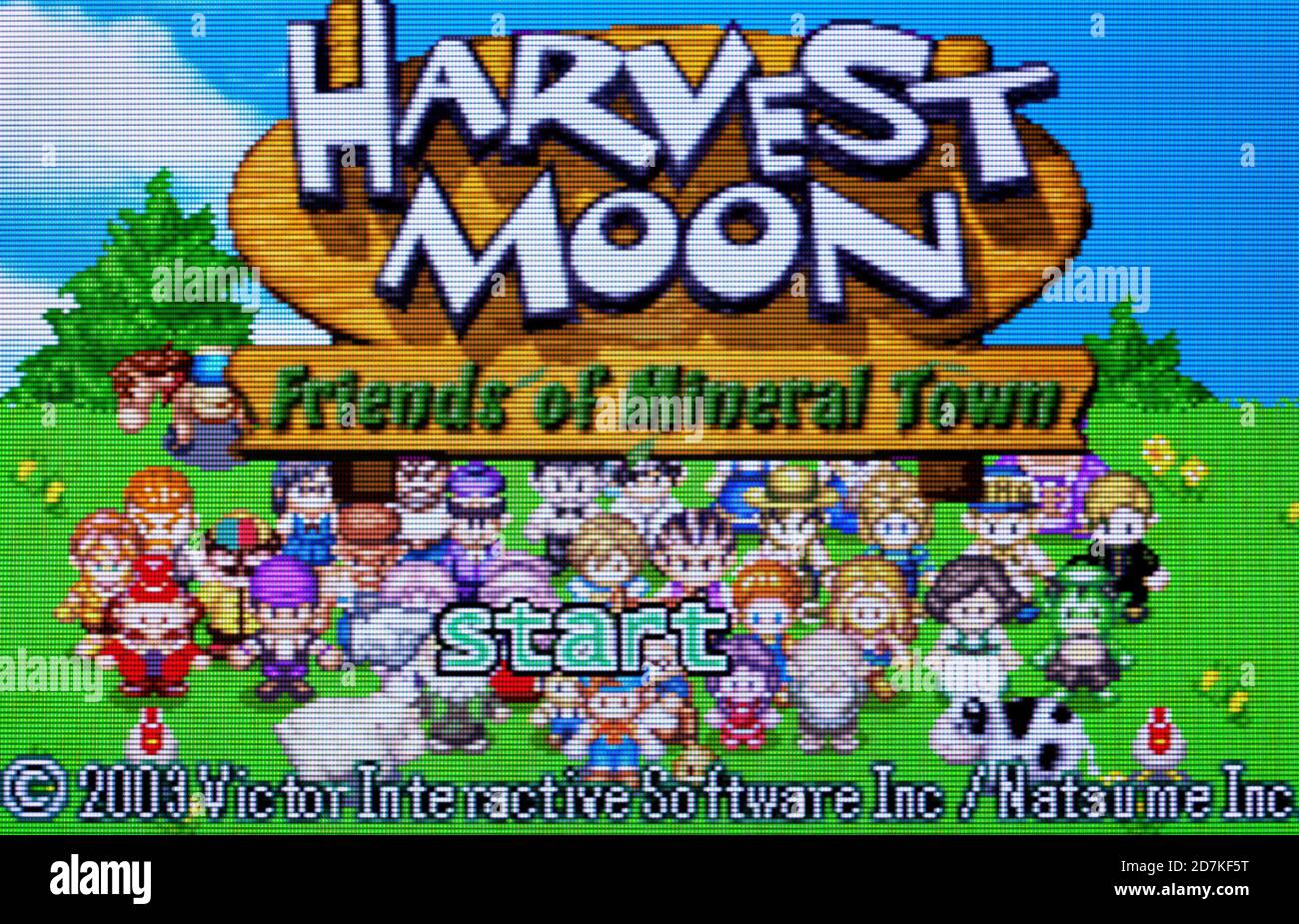 Harvest Moon - amici di Mineral Town - Nintendo Game Gioco di ragazzi Advance - solo per uso editoriale Foto Stock
