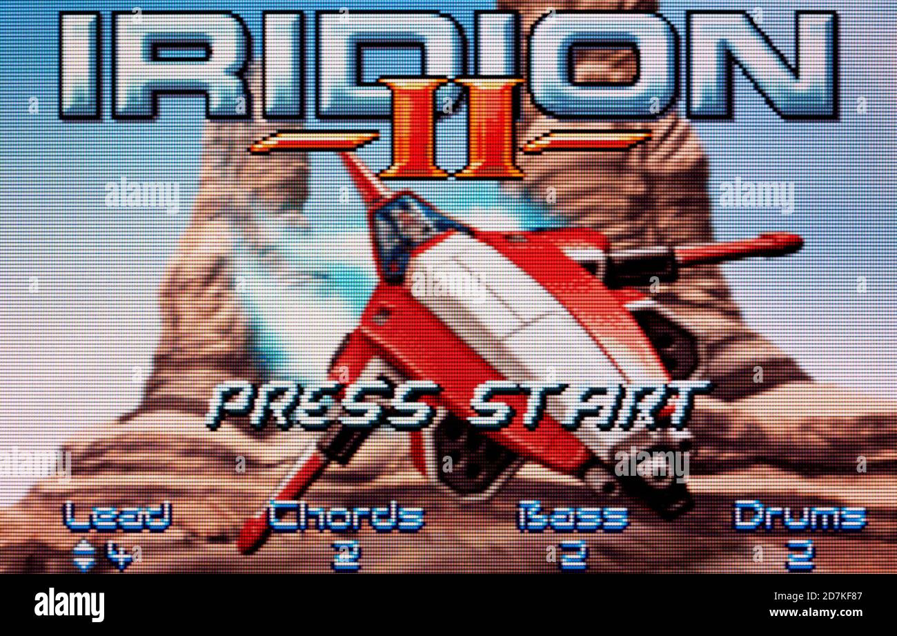 Iridion II - Nintendo Game Boy Advance Videogioco - Editoriale utilizzare solo Foto Stock