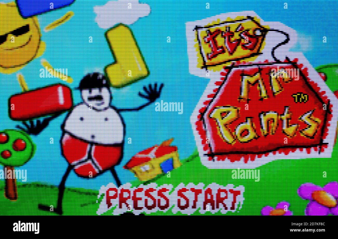 IT's MR Pants - Nintendo Game Boy Advance Videogame - Solo per uso editoriale Foto Stock