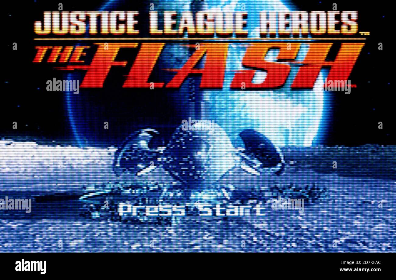 The Flash - Nintendo Game Boy Advance Videogioco - Editoriale utilizzare solo Foto Stock